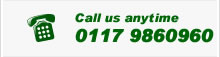 Call us on 0117 9860960